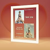 EGD Personalized Acrylic Plaque | Unique Personalized Valentines Day Gifts For Boyfriend Or Girlfriend | Custom Your Acrylic Plaque with Your Favorite Photo | Glass Plaque
