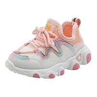 Toddler Sneakers, Toddler Infant Kids Baby Girls Mesh Breathable Lace Up Soft Shoes Sneakers