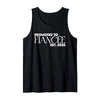 Promoted To Fiancée 2023 - Girlfriend Fiance Engagement Tank Top