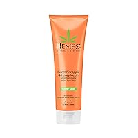 Hempz Herbal Body Wash for Women, Sweet Pineapple & Honey Melon, 8.5 fl. oz. - Creamy, Hydrating Body Wash with 100% Pure Hemp Seed Oil, Shea Butter, Vitamins A & E - Premium Shower and Bath Products