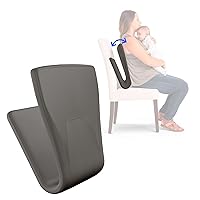 READY ROCKER Portable Rocking-Chair - for Nursery Furniture, Home-Office-Chair-Outdoor-Use, Travel for Moms, Dads, Seniors - Replaces Need for Glider - Baby Registry-Shower Gift | Modern Grey
