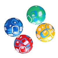 ERINGOGO 4pcs Kids Ball Toy Ball Inflatable Stretch Ball Bouncing Balls Earth Tones Set Child