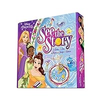Funko Games Funko Signature - Disney Princess See The Story - ENG/FR/DE/SP/IT Languages - Disney Princesses - Light Strategy Board Game for Children & Adults (Ages 10+) - 2-4 Players - Gift Idea