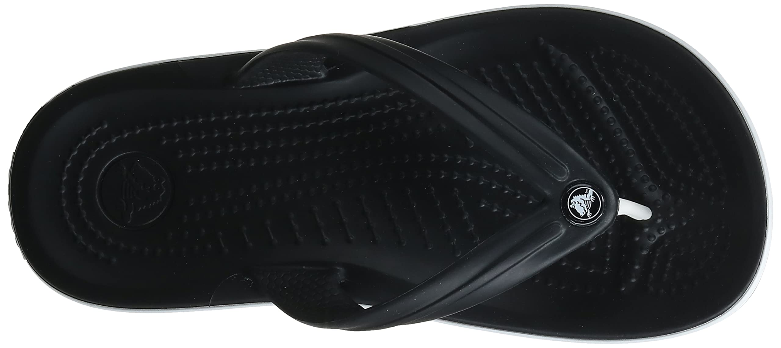 Crocs Unisex Crocband Flip Flops, Black, 6 Men/8 Women