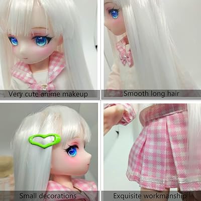 Buy zhengge Mini Cute Dolls. Cute Anime Figures. Car Decorations. Home  Decorations (Powder) Online at desertcartPanama