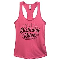 Funny Birthday Tank Top “Birthday Bitch” - Little Royaltee Trendy Shirts and Tanks