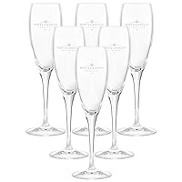 Moët & Chandon Impérial Champagne Flute Glasses 0.2l Box Set Glass Clear (Pack of 6)