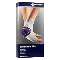 Bauerfeind MalleoTrain Plus Ankle Support - Titanium (Right,3)