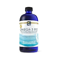 Omega-3 Pet, Unflavored - 16 oz - 1518 mg Omega-3 Per Teaspoon - Fish Oil for Large to Very Large Dogs with EPA & DHA - Promotes Heart, Skin, Coat, Joint, & Immune Health