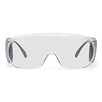 Honeywell Retail Polysafe Wide View Scratch-Resistant Safety Glasses, Clear Lens (RWS-51001)