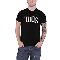 My Chemical Romance T Shirt MCR Band Logo Official Mens Black