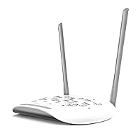WiFi Access Point TL-WA801N, 2.4Ghz 300Mbps, Supports Multi-SSID/Client/Bridge/Range Extender, 2 Fixed Antennas, Passive PoE Injector Included
