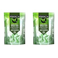 Shangri-La Tea Company Iced Tea Bags, Organic Green, Unsweetened and All Natural, Brews 2 Quarts Per Tea Bag, (6 Count) (5061) (Pack of 2)