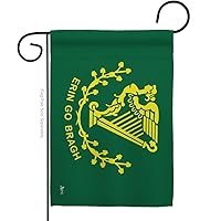 Erin go Bragh Garden Flag Regional Nation International World Country Particular Area House Decoration Banner Small Yard Gift Double-Sided, 13