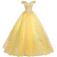 Women's Off The Shoulder Dresses Masquerade Prom Ball Gowns 2019