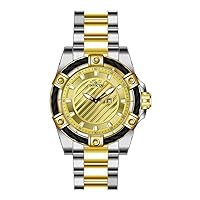 Invicta Men's Bolt 52mm Stainless Steel Quartz Watch, Two Tone (Model: 46877)