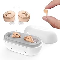 Hearing Aids for Seniors Rechargeable Aid - Not Amplifier for Adults Hearing Aides Hard Severe Hearing Loss, Invisible In the Ear Buds Earbuds, Intelligent Noise Reduction, Father’s Mother's Day Gifts