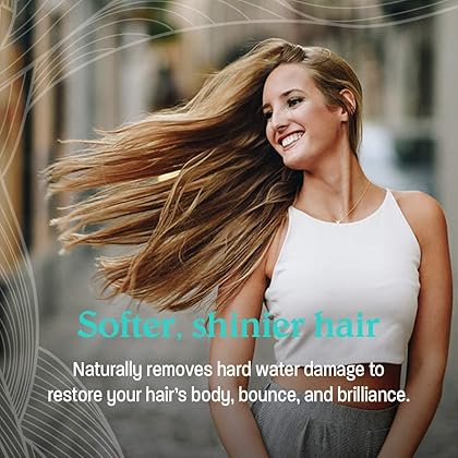 Malibu C Hard Water Wellness Hair Remedy - Removes Hard Water Deposits & Impurities from Hair - Contains Vitamin C Complex for Hair Shine + Vibrancy