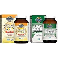 Garden of Life D3 - Vitamin Code Whole Food Raw D3 Vitamin Supplement, 2000 Iu & Vitamin K2 and K1, Vitamin Code Vegan K Complex Vitamin for Bone Strength