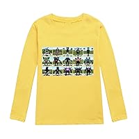 Novelty Cameraman Graphic Crew Neck Tops Kids Long Sleeve Sweatshirt- Soft Pullover Clothes for Boys Girls