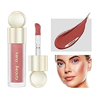 MAEPEOR Liquid Blush 5 Colors Soft Cream Face Blush Natural Matte Finish Looking and Long-Lasting Weightless Blush Makeup for Cheek (Colors 04)