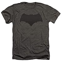 Popfunk Classic Batman v Superman Movie Batman Uniform Logo Heather T Shirt & Stickers