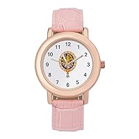 Coat Arms of France Casual Watches for Women Classic Leather Strap Quartz Wrist Watch Ladies Gift