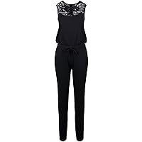 Urban Classics Ladies - Laces Jumpsuit black
