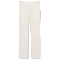Calvin Klein Boys' Flat Suit Dress Pant, Straight Leg Fit & Hemmed Bottom, Belt Loops & Functional Front Pockets