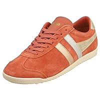 Gola Bullet Mirror Trident Womens Casual Trainers in Orange Spice Silver - 5 US