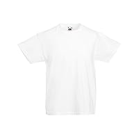 (huru-tuobuzaru-mu) Fruit of the Loom kizzu・ Children's Original Solid Short Sleeve T Shirt Sports - whites