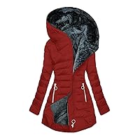Ceboyel Winter Coats For Women With Hood Fleece Lined Thicken Puffer Coat Sherpa Warm Jackets Trendy 2023 Outfits Clothes