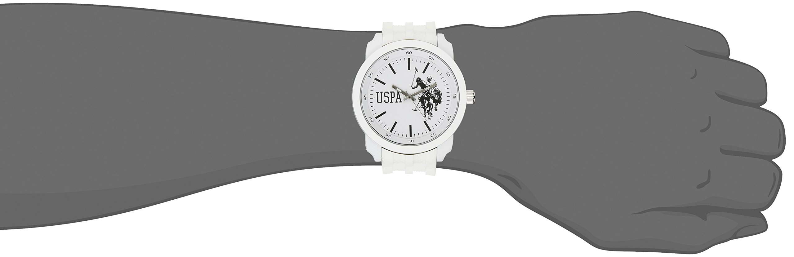 U.S. Polo Assn. Sport Men's USP9035 Analog Display Analog Quartz White Watch