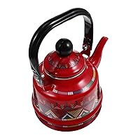 BESTOYARD Enamel Ancient Bell Pot Stainless Steel Water Jug Stainless Steel Tea Pots Stainless Steel Pitcher Ceramic Pitcher Camping Essentials Small Teapot Stove Teapot Anti-scald Water Tea