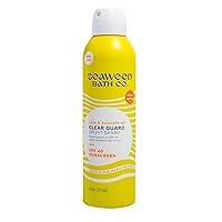 Seaweed Bath Co. Clear Guard SPF 40 Sport Broad Spectrum Sunscreen Spray, 6 Ounce, Sustainably Harvested Seaweed, Aloe, Avocado Oil