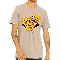 Funny Pizza Short Sleeve T-Shirt - Cute T-Shirt - Graphic Short Sleeve Tee