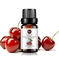 Cherry Essential Oil 100% Pure Grade Aroma Oil for Perfume, Diffuser, Soaps, Candles, Massage, Lotions, and More - 10ml/0.33oz