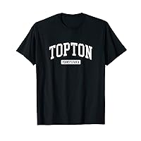 Topton Pennsylvania PA Vintage Athletic Sports Design T-Shirt