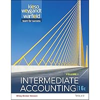 Intermediate Accounting, Volume 1 Intermediate Accounting, Volume 1 Loose Leaf