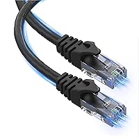 Ultra Clarity Cables Cat6 50 ft Ethernet Cable, RJ45, LAN, utp, Cat 6, Network, Patch, Internet Cable - 50 Feet