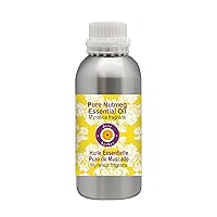 Deve Herbes Pure Nutmeg Essential Oil (Myristica fragrans) Steam Distilled 630ml (21 oz)