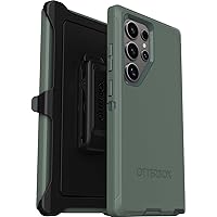 OtterBox Samsung Galaxy S24 Ultra Defender Series Case - Forest Ranger (Green), Rugged & Durable, with Port Protection, Includes Holster Clip Kickstand