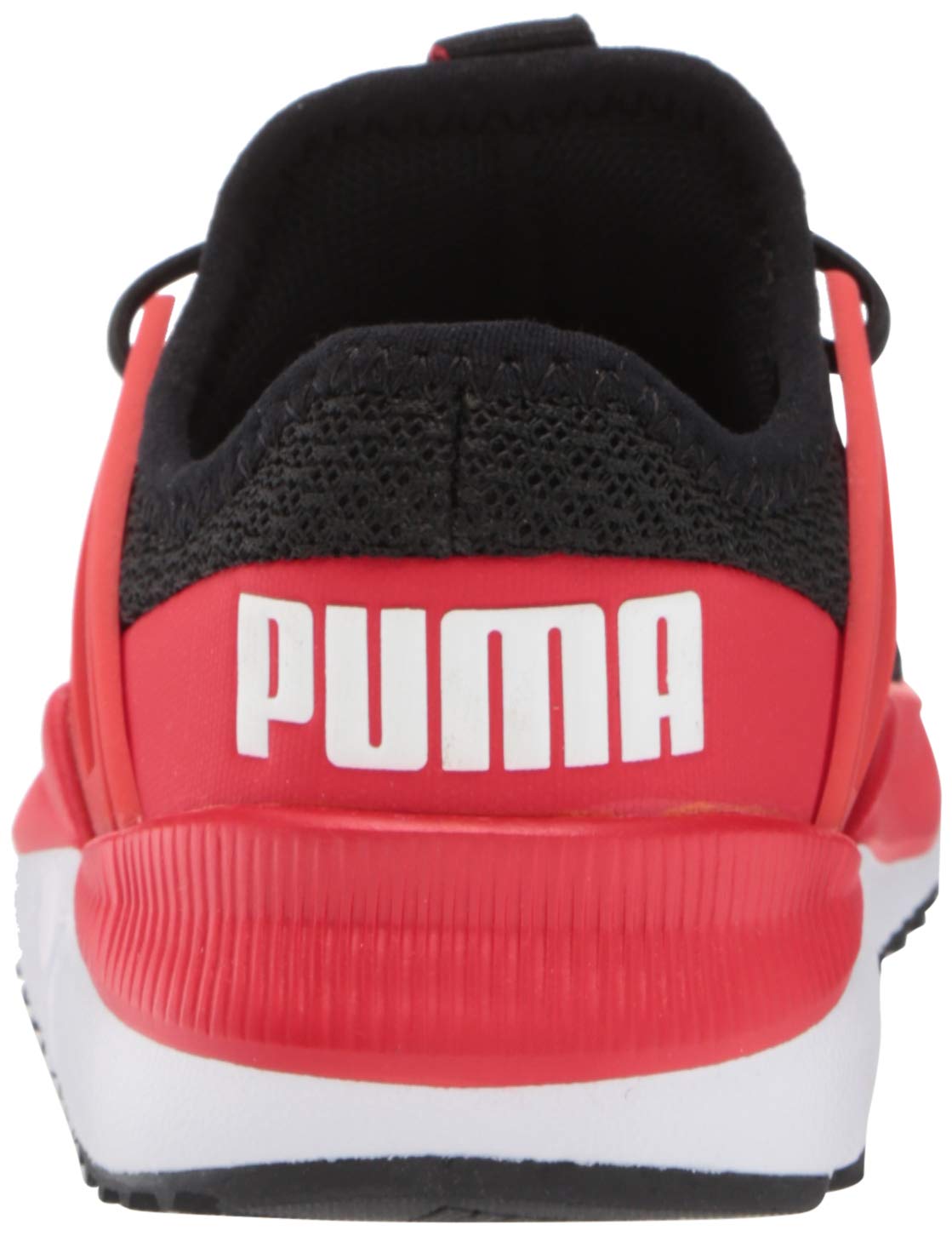 PUMA Kids Pacer Future Slip On Sneaker, Black-High Risk Red White, 7 US Unisex Toddler