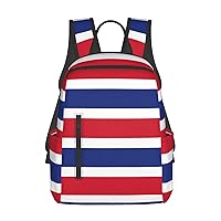 Flag Of Costa Rica Print Lightweight Backpack, Travel Bookbag College Bag,Laptop Backpack For Men Women