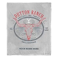 Yellowstone Personalized Silk Touch Throw Blanket, 50