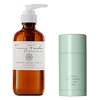 Bulgarian Lavender Body Oil + CORPUS Third Rose Deodorant VALUE Bundle | Clean, Non-Toxic, Plant-Based Beauty