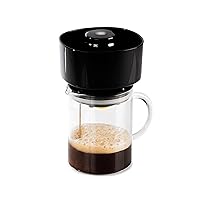 VacOne Coffee Air Brewer - Hot Coffee & Fast Cold Brew Maker - Single Serve Coffee Maker 2-in-1 Battery Powered