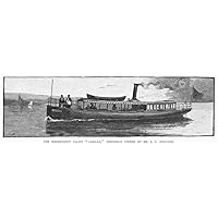 Yacht 1882 Nthe Herreshoff Yacht Camilla Formerly Owned By JG Holland Line Engraving 1882 Poster Print by (24 x 36)