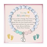 Mom to Be Gift, New Mom Gifts - Mommy Bracelet for Women, Pregnant Mom Gifts, Jewelry Gifts for Pregnant Women, Pregnant Wife, Expecting Mom, Mommy to Be, New Mother, First Time Mom