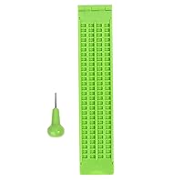 Braille Slate and Stylus 4 Lines 28 Cells Braille Writer Portable Braille Typewriter Braille Printer for Blind School Braille Learning Writing Handwriting Aids